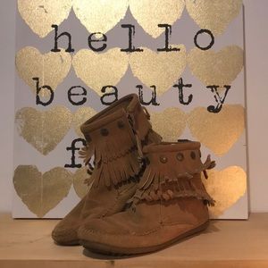 Minnetonka Fringe Booties